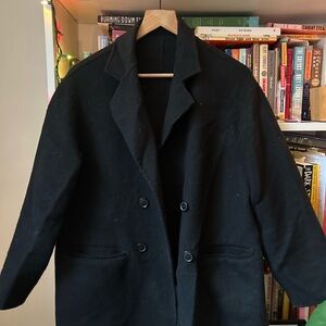 Zara Black Pea Coat